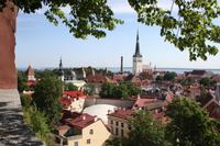 Blick auf Tallinn von der Oberstadt