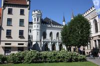 Gildehäuser am Livenplatz in Riga