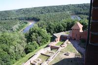 Blick vom Turm der Burg Turaida