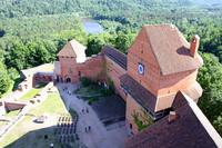 Blick vom Turm der Burg Turaida