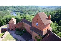 Blick vom Turm der Burg Turaida