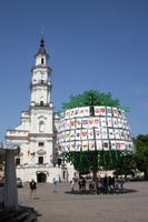 Rathaus und Marktplatz von Kaunas