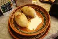 Es gibt Zeppelini - gefüllte Kartoffelklöße