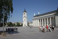 Glockenturm und Kathedrale in Vilnius