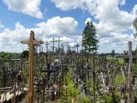 Litauen -Berg der Kreuze