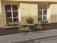 Kleines Café in Vilnius