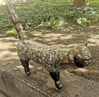 Katzenskulptur in Klaipeda