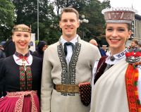 Man präsentiert sich uns sehr gern und freut sich über Fotos, Riga