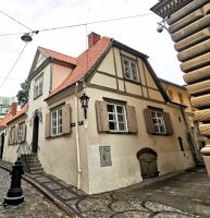 In der Altstadt von Riga unterwegs