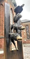 Musikerstatue in Riga, oder auch die falschen Bremer Stadtmusikanten