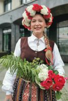 Eine schöne Lettin in Riga