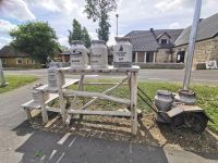Milchkannenensemble am Meteoritenkrater auf Saaremaa
