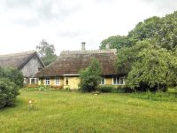 Kleines Häuschen auf Muhu, Estland