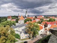Blick aufs alte Tallin