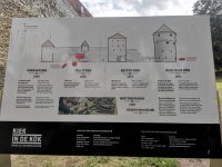 Die vier Türme der Stadtmauer von Tallin