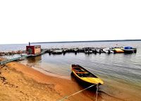 Bilderbuchszene an der Ostsee in Käsmu im Estland