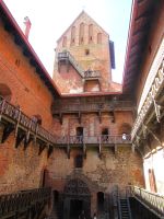 Litauen - Trakai - Innenhof