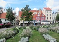 Riga auf dem Weg in die Altstadt