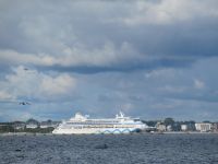 Kreuzfahrtschiff im Hafen von Tallin 