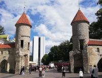 Tallinn - Viru Tor - nur ein paar Schritte von unserem Hotel