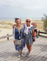 Ihre Reiseleiterin und Riesebegleitung Virginija und Marieta