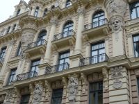 Riga: Jugendstilgebäude