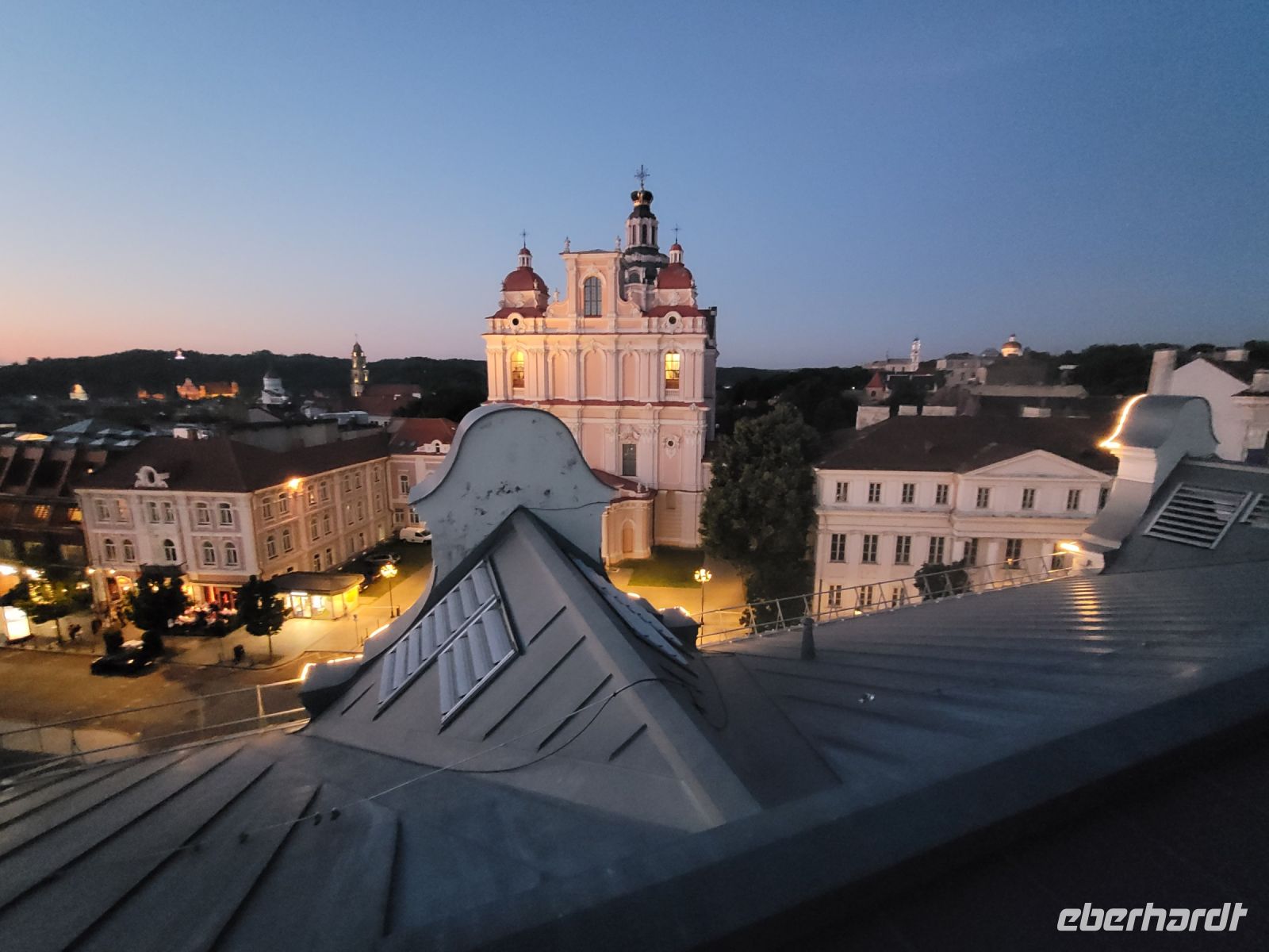 Vilnius bei Nacht