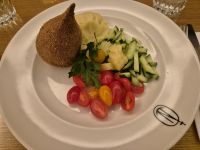 Tag 1 - Typisches Abendessen in Vilnius - Kiewer Schnitzel