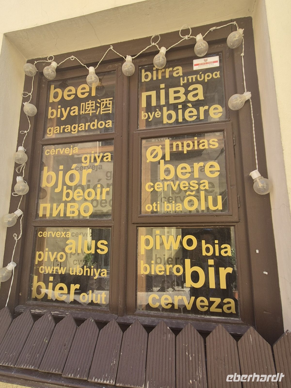 Tag 2 - Vilnius - Eindrücke - Bierwörterbuch