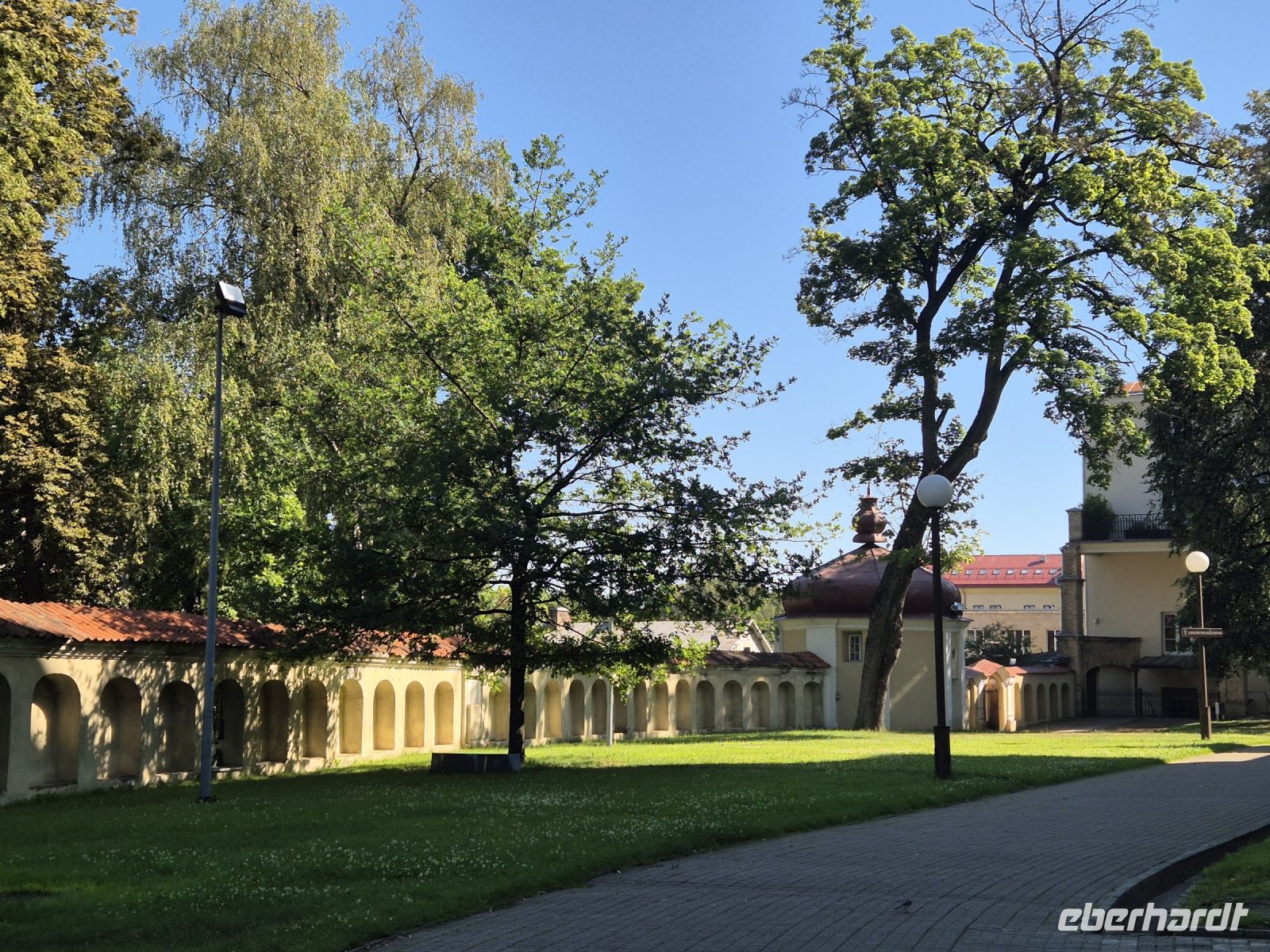 Tag 2 - Vilnius - St. Peter & Paul - Innenhof