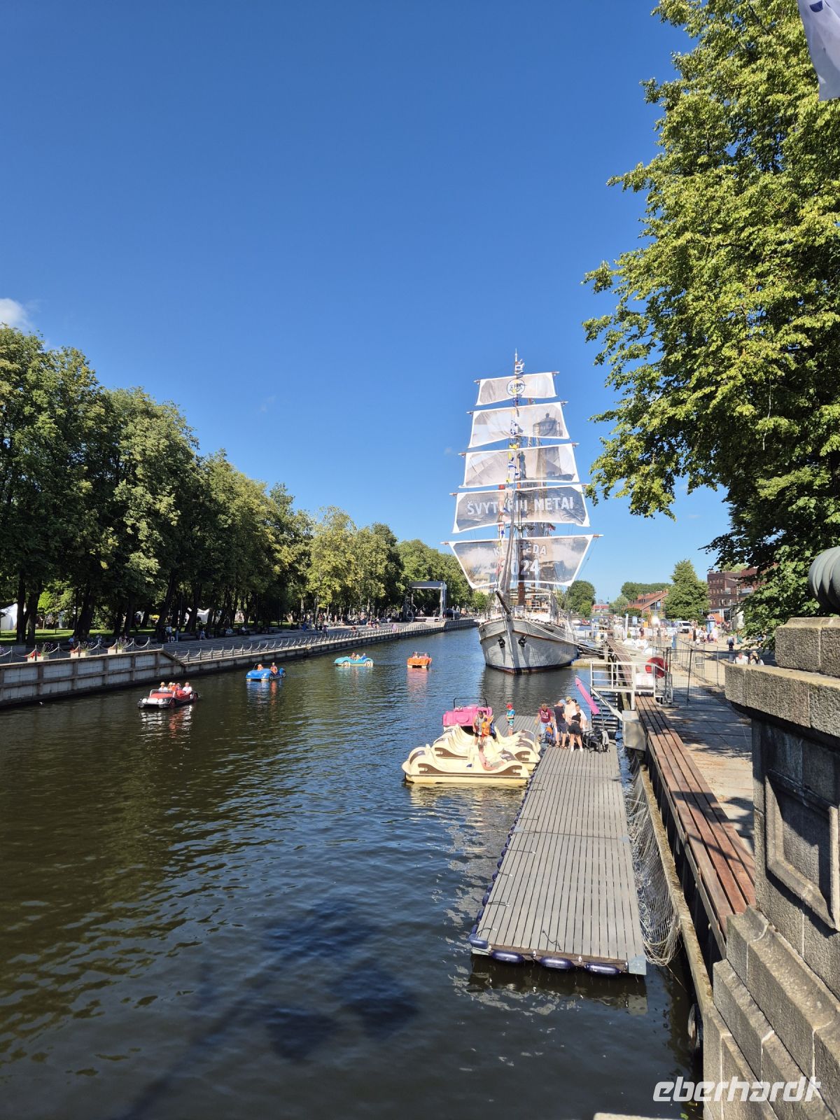 Tag 3 - Klaipeda -  Zentrum an der Danè