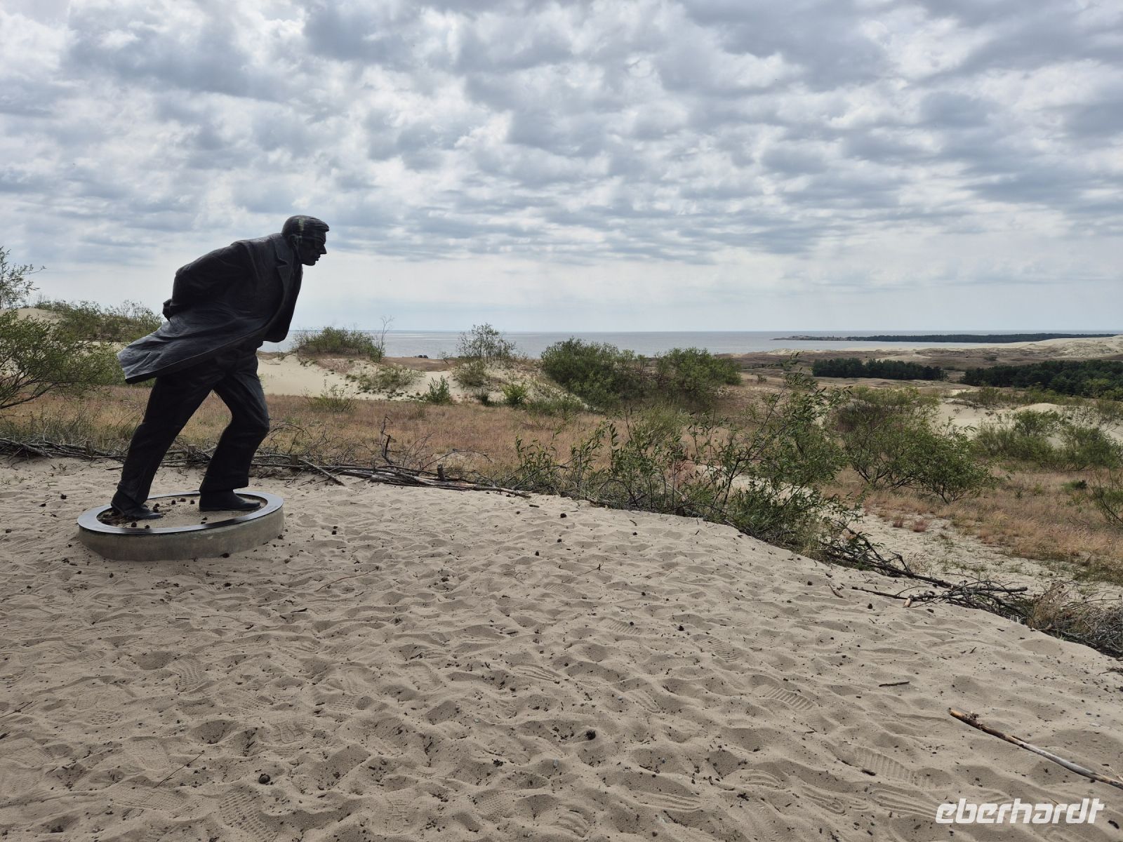 Tag 4 - Kurische Nehrung - JP Sartre mit Blick von der Hohen Düne