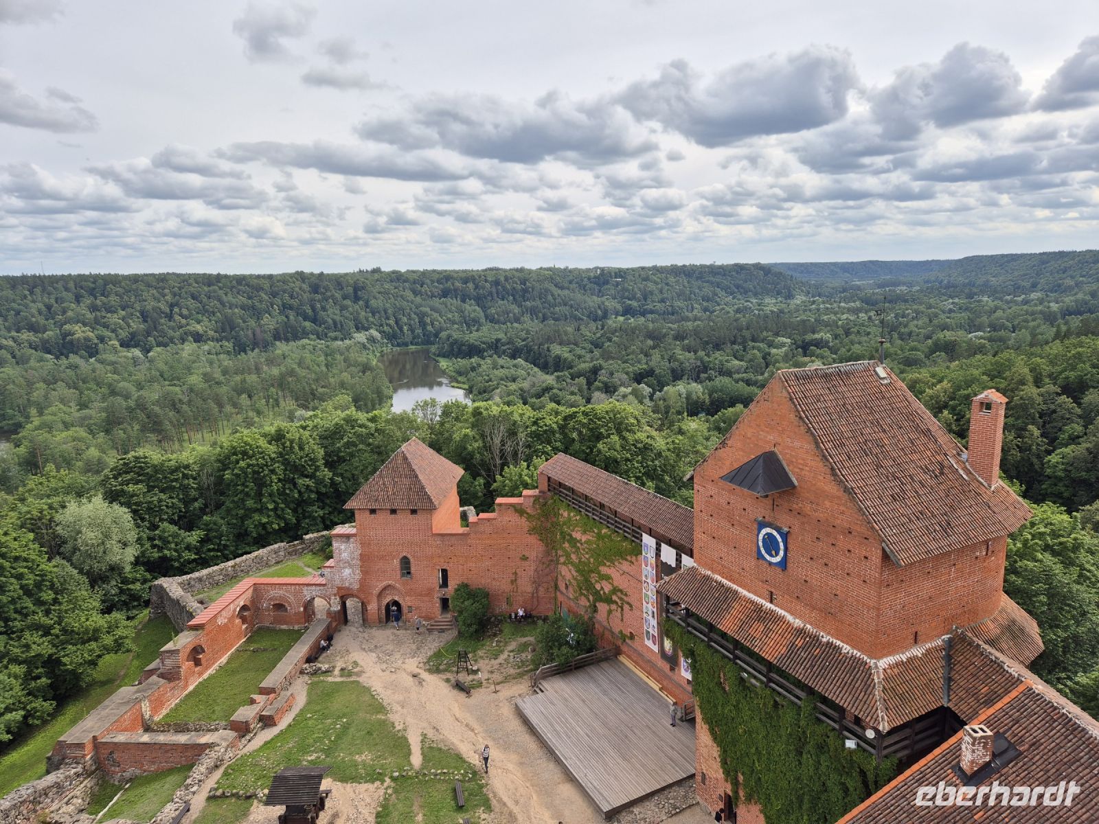 Tag 6 - Turaida - Blick über Gauja NP