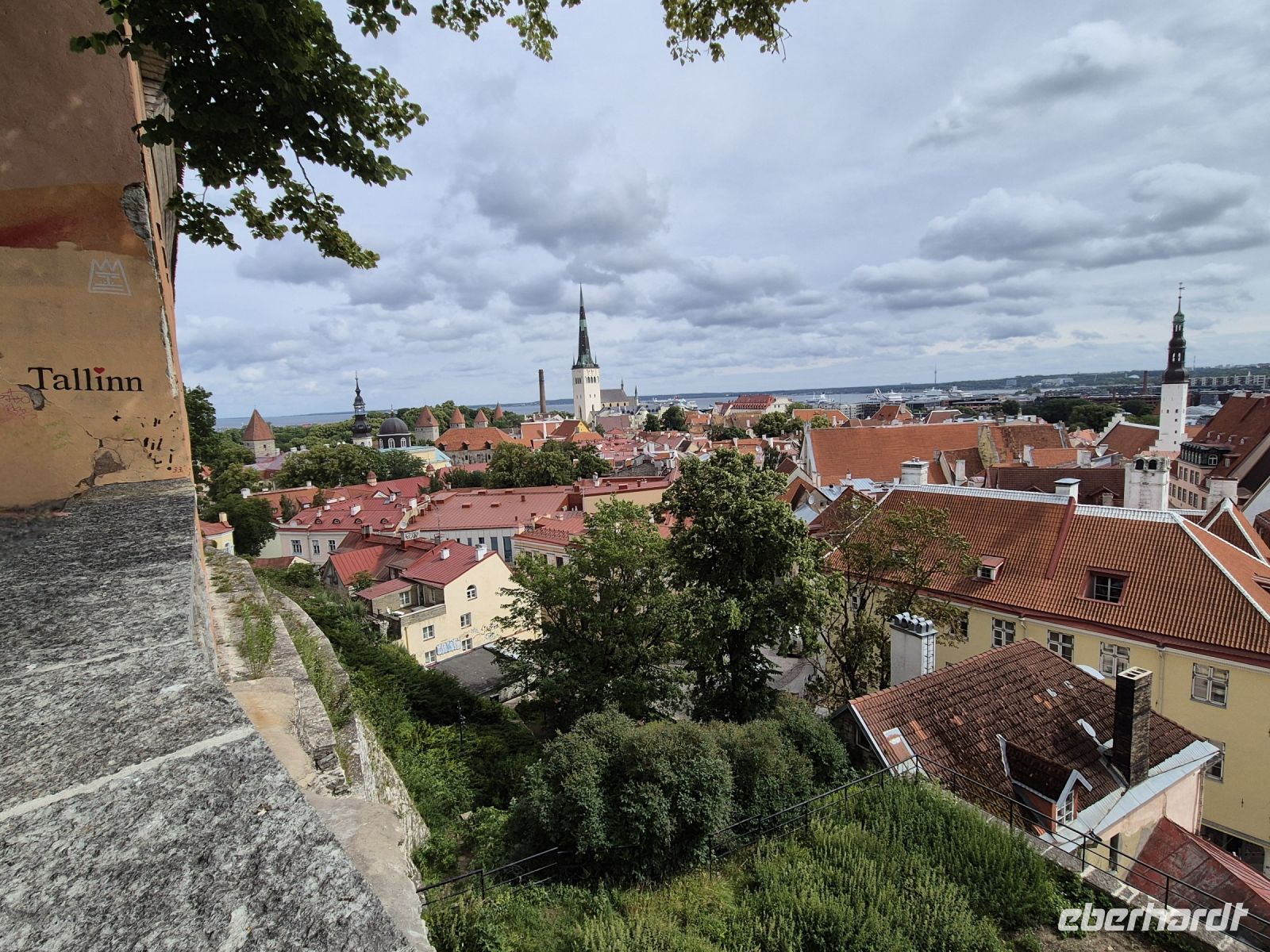 Tag 8 - Tallinn - Blick über die Altstadt