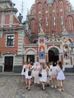 Riga Altstadt Schwarzhäupterhaus mit Brautjungfern