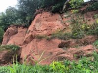 Rotes Cliff am Peipussee (Peipsi)