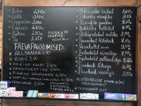 Laheema Nationalpark Mittagskarte