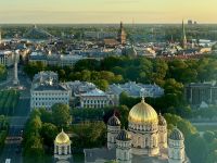 Abendstimmung über Riga