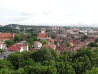 Vilnius, Gedimimasturm, Blick auf die Altstadt