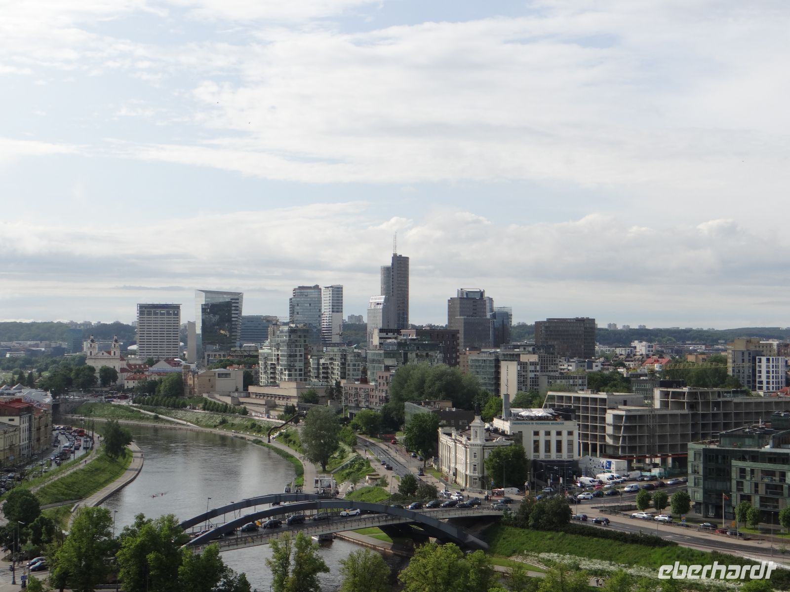 Vilnius Gedimimasturm, Blick auf die Neustadt