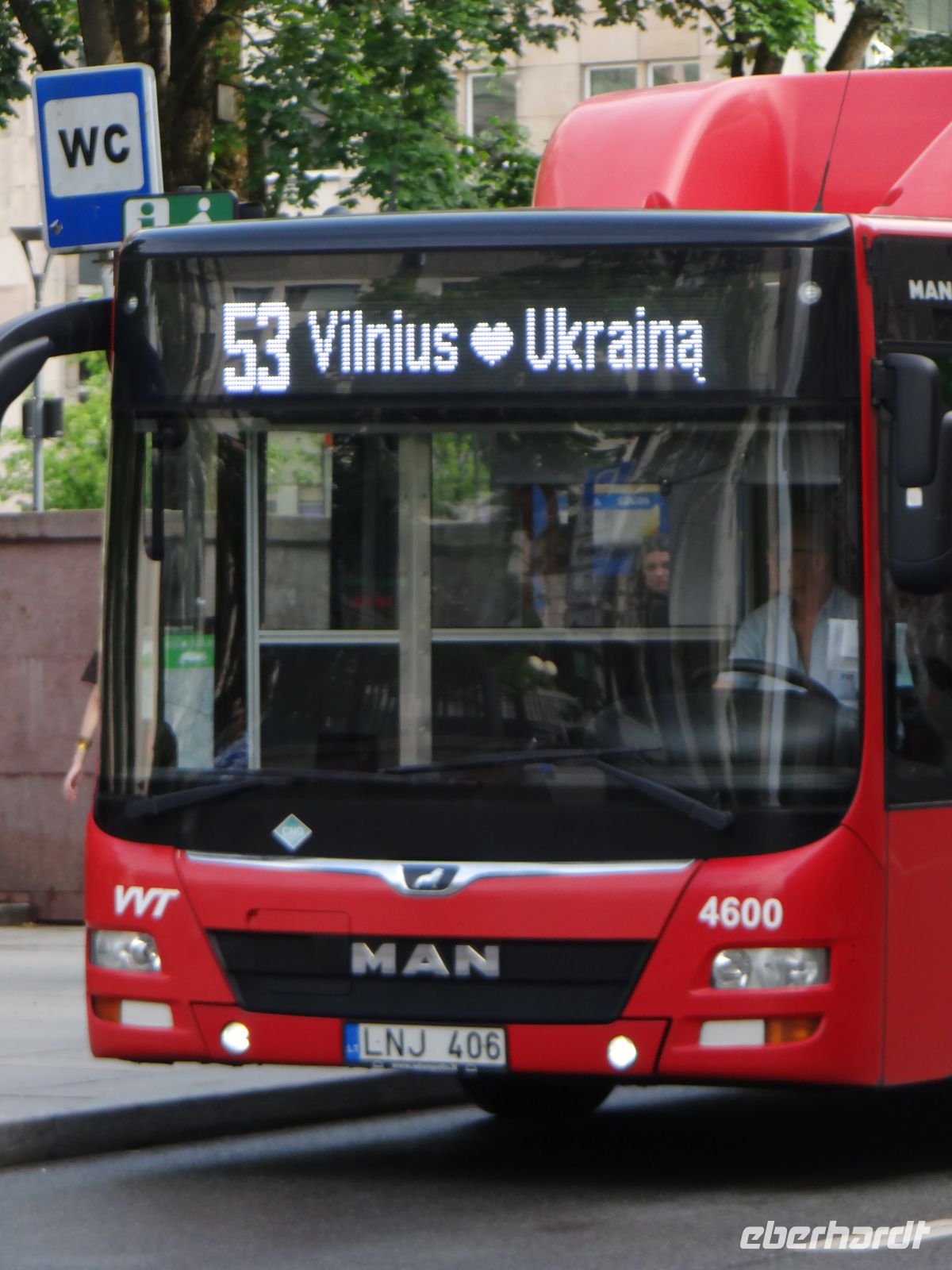 Vilnius, das klare Bekenntnis zur Ukraine begleitet uns auf der Reise.