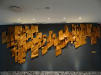 Vilnius, Hotel Neringa, „Sound of Dunes“, der Klang der Dünen von Laimutis Loceris im Hotelfoyer