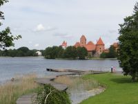 Trakai, ein letzter Blick zurück zur Inselburg