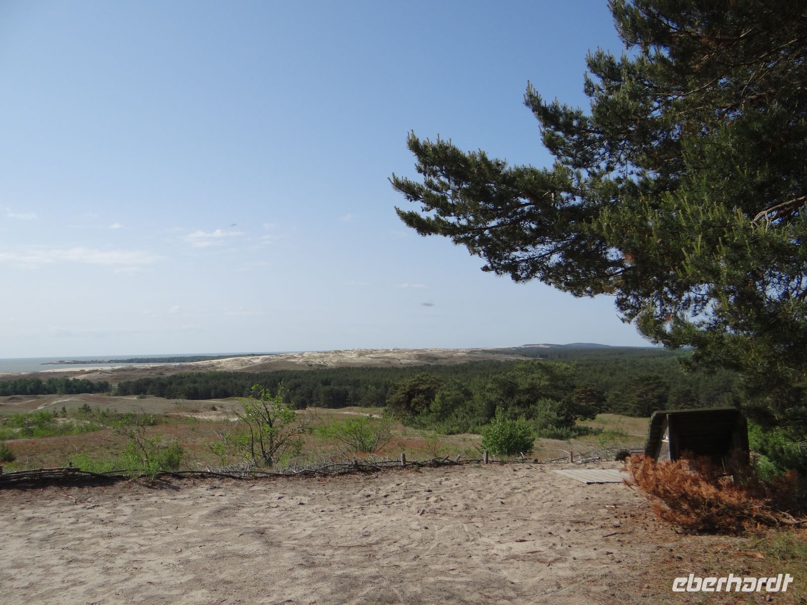 Kurische Nehrung, Blick von der Hohen Düne nach Süden