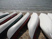 Kurische Nehrung, Kanus kieloben