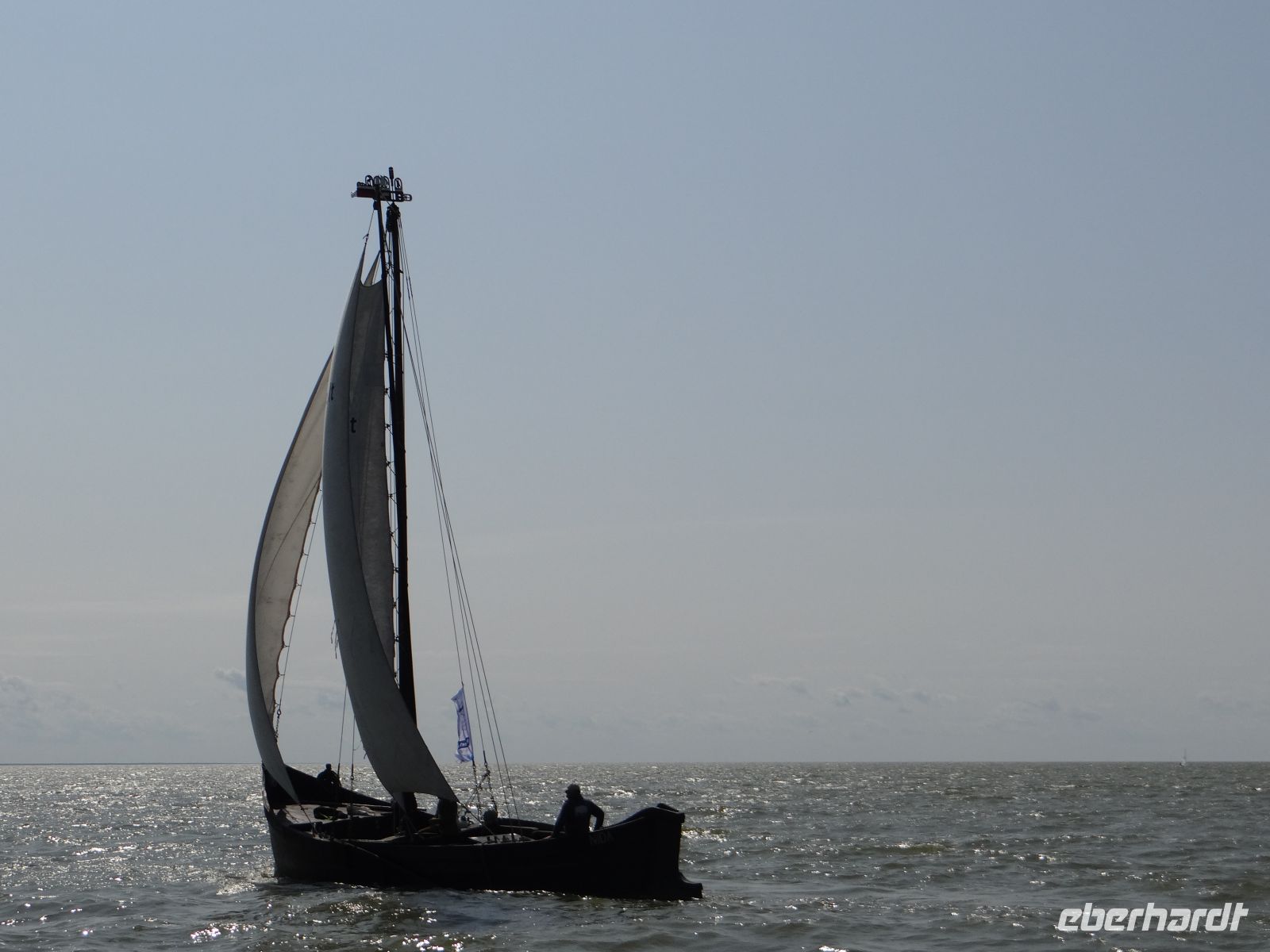 Kurische Nehrung, der Kurenkahn war das wichtigste Verkehrsmittel der Inselbewohner.