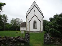 Muhu, die Katharinenkirche mit Chor, Langhaus, Vorhalle