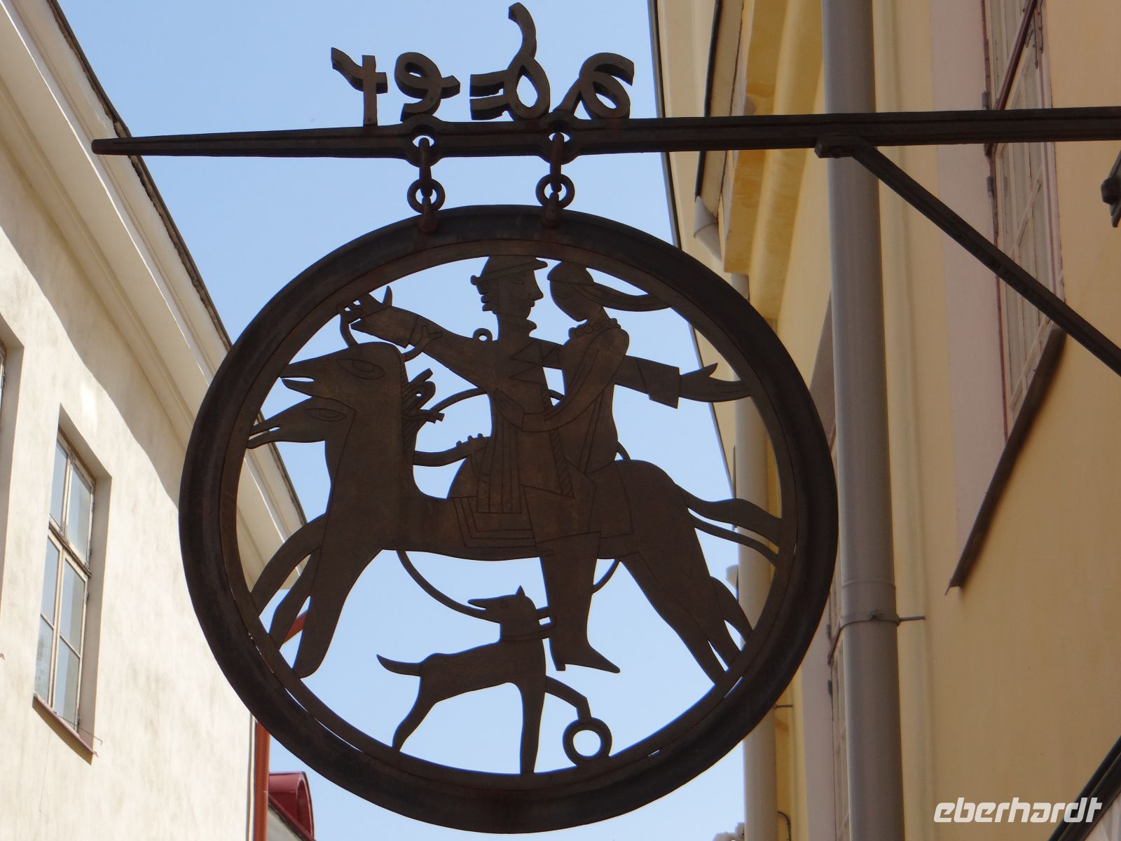 Tallinn, ein Hauszeichen