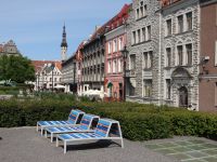 Tallinn, Gartenanlage vor der Nikolaikirche
