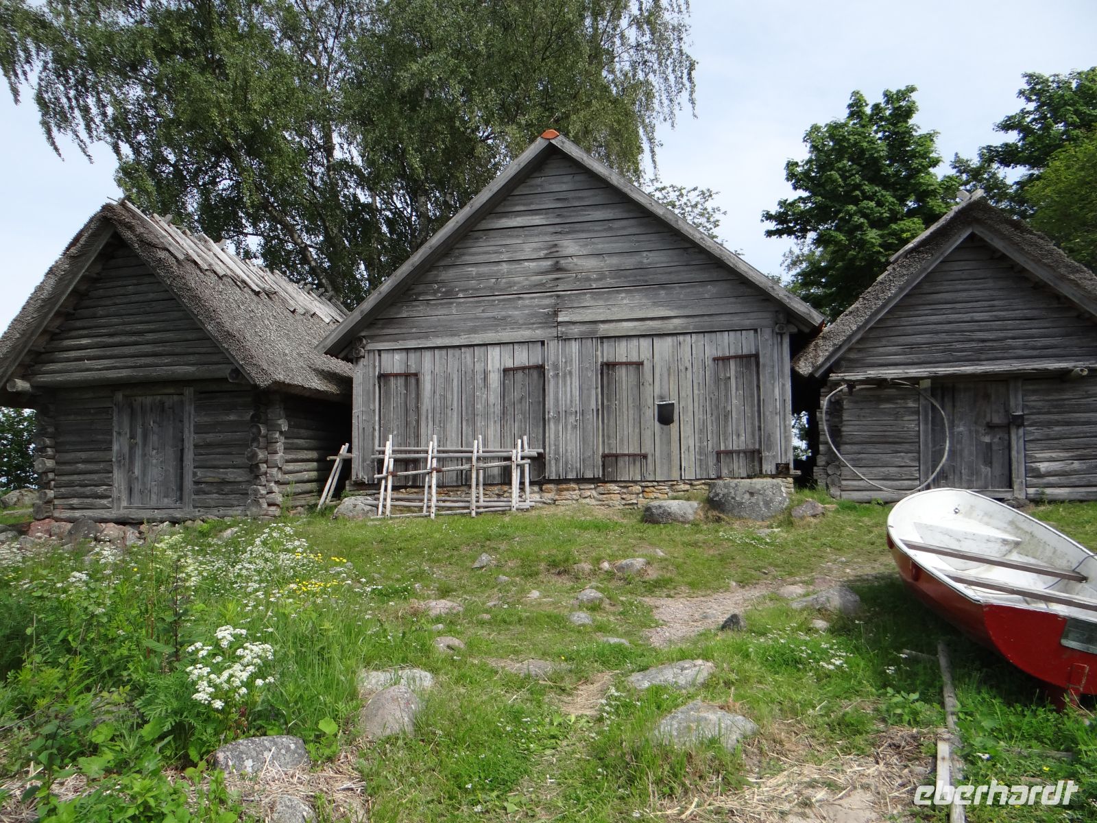 Altja, hier wurden in der Saison die Fische weiterverarbeitet.